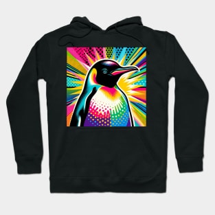 Emperor Penguin Pop Art Tee - Chic Antarctic Wildlife Hoodie